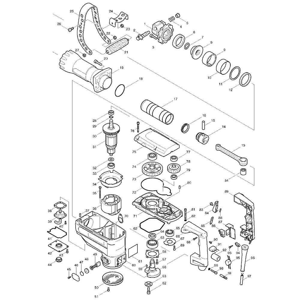 Phụ tùng máy đục Hitachi PH65A